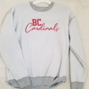 BC Cardinals inside out sweater
